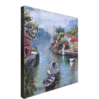 3D Metal and Wood Wall Picture FAM-2520 | Murphy Furniture