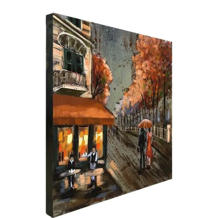 3D Metal and Wood Wall Picture FAM-2465 | Murphy Furniture