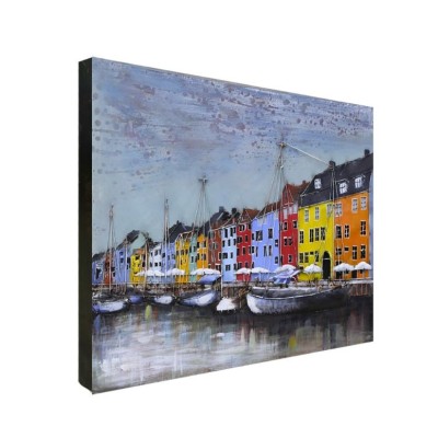 3D Metal and Wood Wall Picture FAM-1626 | Murphy Furniture