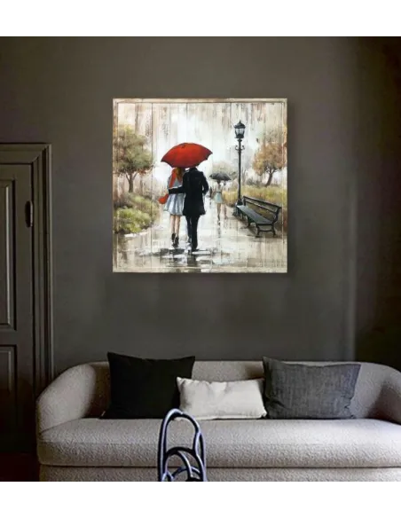 3D Metal and Wood Wall Picture FAM-1375 | Murphy Furniture