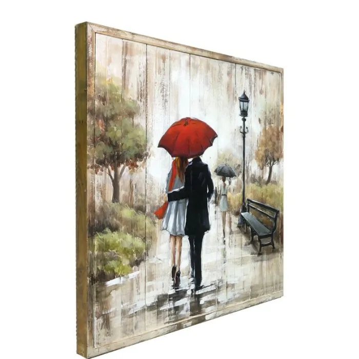 3D Metal and Wood Wall Picture FAM-1375 | Murphy Furniture