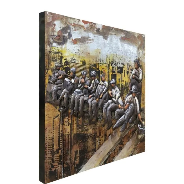 3D Metal and Wood Wall Picture FAM-0637 | Murphy Furniture