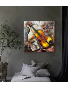 3D Metal and Wood Wall Picture FAM-0328 | Murphy Furniture