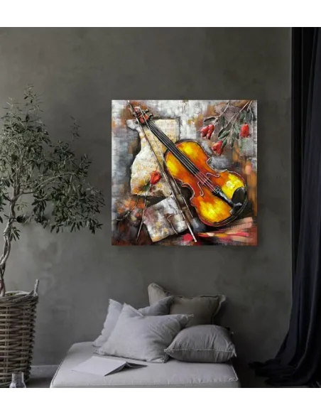 3D Metal and Wood Wall Picture FAM-0328 | Murphy Furniture