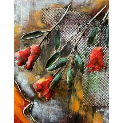 3D Metal and Wood Wall Picture FAM-0328 | Murphy Furniture