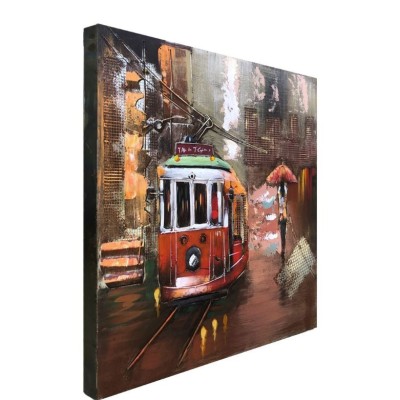 3D Metal and Wood Wall Picture - FAM-011 | Murphy Furniture