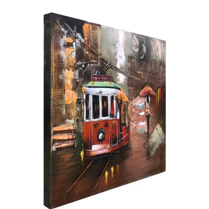 3D Metal and Wood Wall Picture - FAM-011 | Murphy Furniture