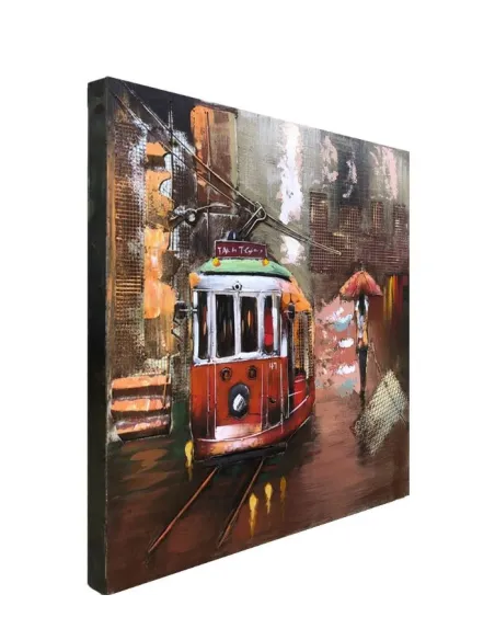 3D Metal and Wood Wall Picture - FAM-011 | Murphy Furniture
