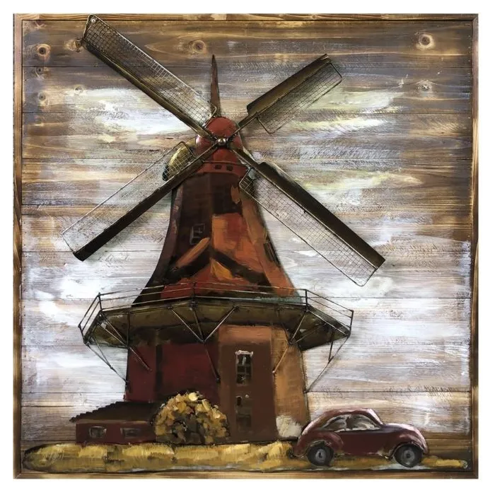 3D Metal and Wood Wall Décor L17B66- 80X | Murphy Furniture