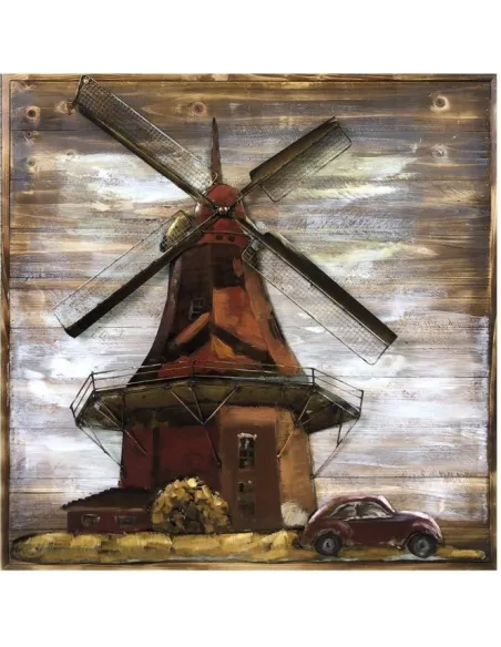 3D Metal and Wood Wall Décor L17B66- 80X | Murphy Furniture
