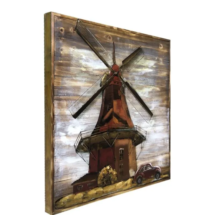 3D Metal and Wood Wall Décor L17B66- 80X | Murphy Furniture