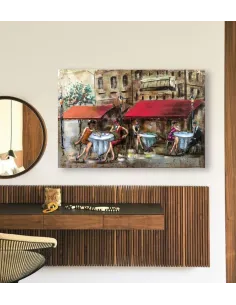 3D Metal and Wood Wall Picture FAM-2523 | Murphy Furniture
