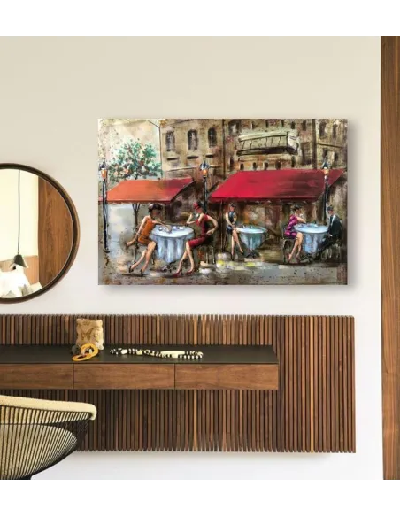 3D Metal and Wood Wall Picture FAM-2523 | Murphy Furniture