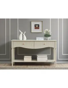 Ritz Large Console Table - Cream | Murphy Furniture