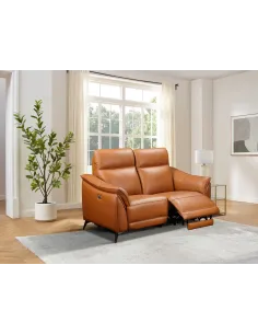 Porto 2 Seater Sofa - Light Brown | Murphy Furniture