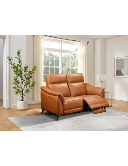 Porto 2 Seater Sofa - Light Brown | Murphy Furniture