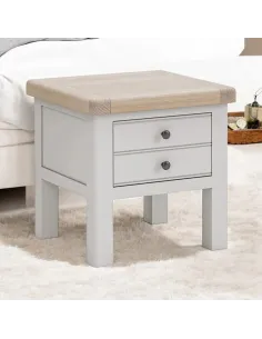 Marbury Lamp Table - Light Grey | Murphy Furniture
