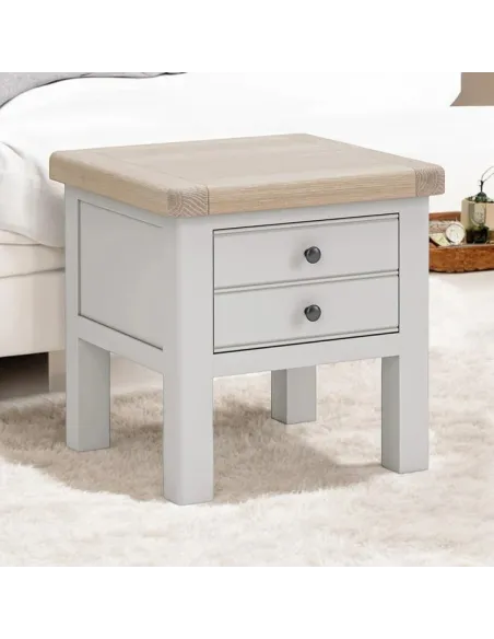 Marbury Lamp Table - Light Grey | Murphy Furniture