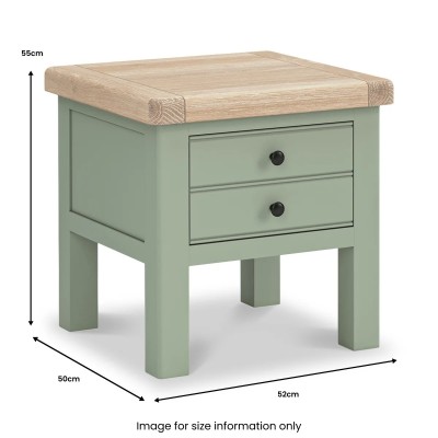 Marbury Lamp Table - Sage | Murphy Furniture