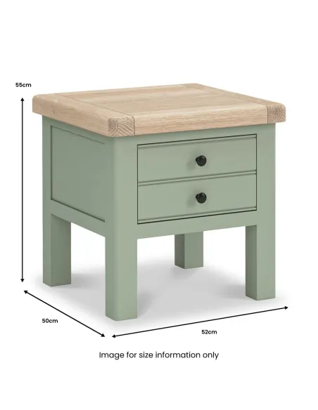 Marbury Lamp Table - Sage | Murphy Furniture