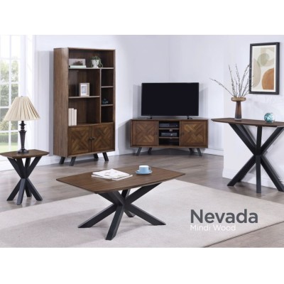 Nevada Square Lamp Table with Parquet To | Murphy Furniture