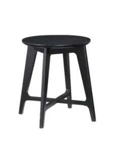 Carrington Round Lamp Table - Black | Murphy Furniture 2