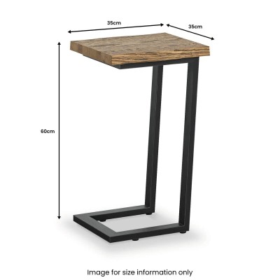 Isaac Side Table - Oak | Murphy Furniture