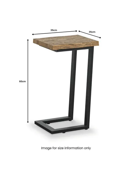 Isaac Side Table - Oak | Murphy Furniture