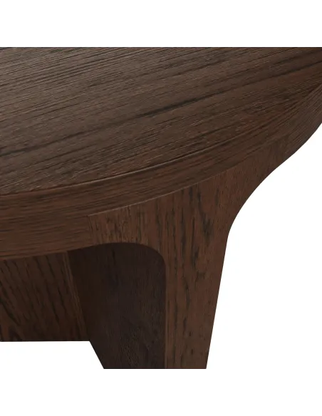 Haiden Round Side Table - Dark Oak | Murphy Furniture