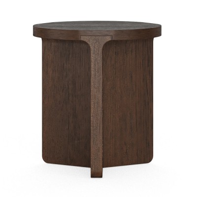 Haiden Round Side Table - Dark Oak | Murphy Furniture