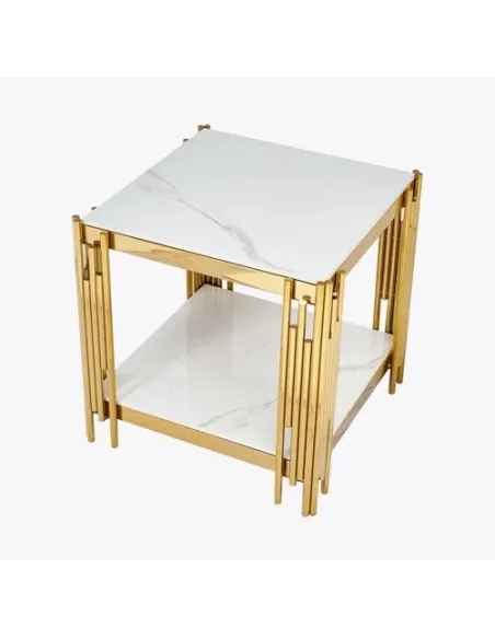 Belini End Table - Sintered Stone and Go | Murphy Furniture