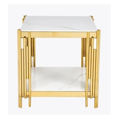 Belini End Table - Sintered Stone and Go | Murphy Furniture