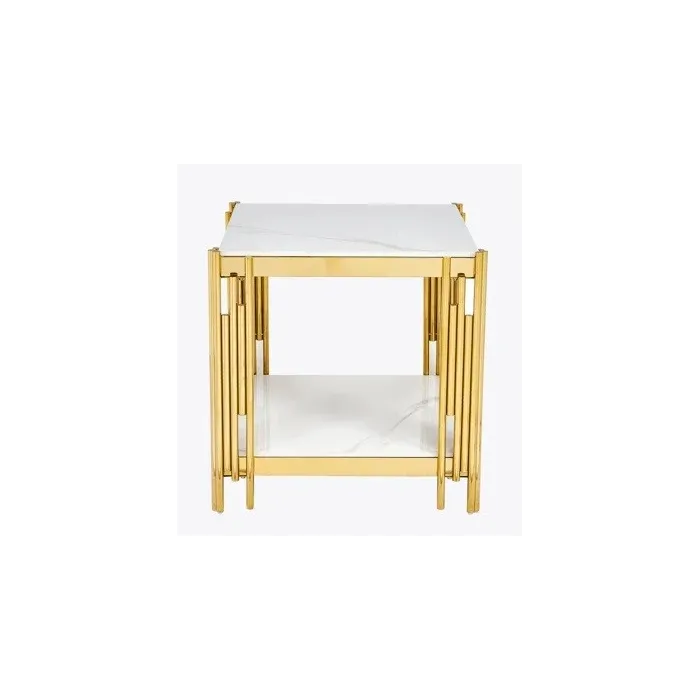 Belini End Table - Sintered Stone and Go | Murphy Furniture