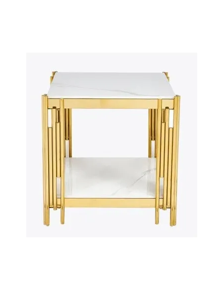 Belini End Table - Sintered Stone and Go | Murphy Furniture