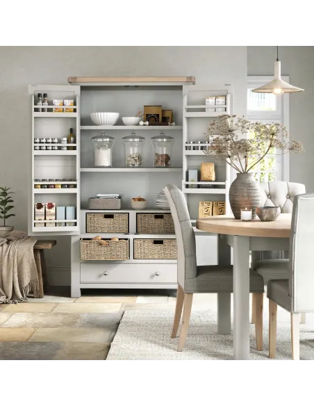 Marbury Larder Unit - Light Grey | Murphy Furniture