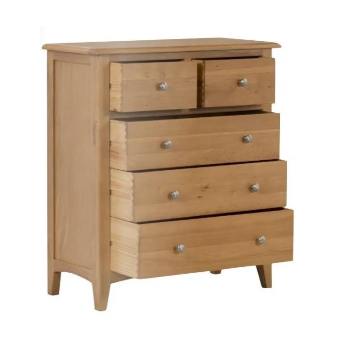 Kilkenny 2+3 Chest - Oak | Murphy Furniture
