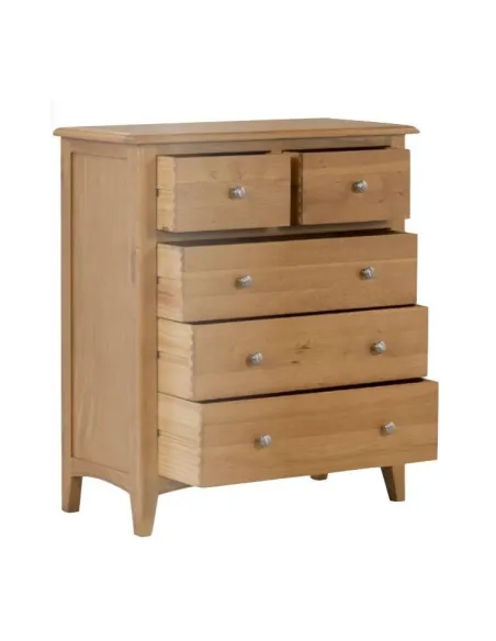 Kilkenny 2+3 Chest - Oak | Murphy Furniture