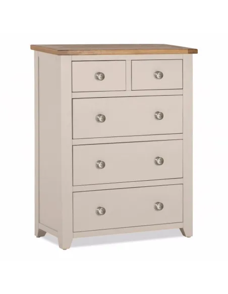 Siena 3+2 Drawer Chest - Silent Grey | Murphy Furniture