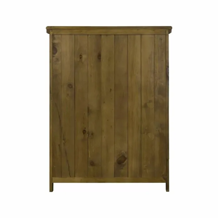 London 4+2 Drawer Chest - Dark Woodgrain | Murphy Furniture