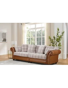 Imperial 4 Seater Sofa - Brown | Murphy Furniture