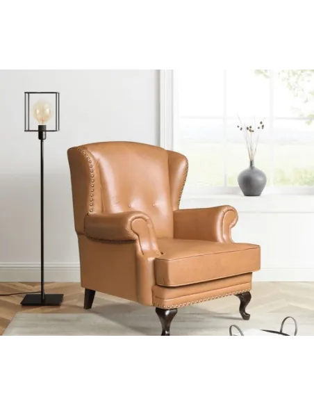Imperial Leather Wingchair - Brown | Murphy Furniture