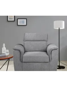 Malta 1 Seater Sofa - Grey | Murphy Furniture 2