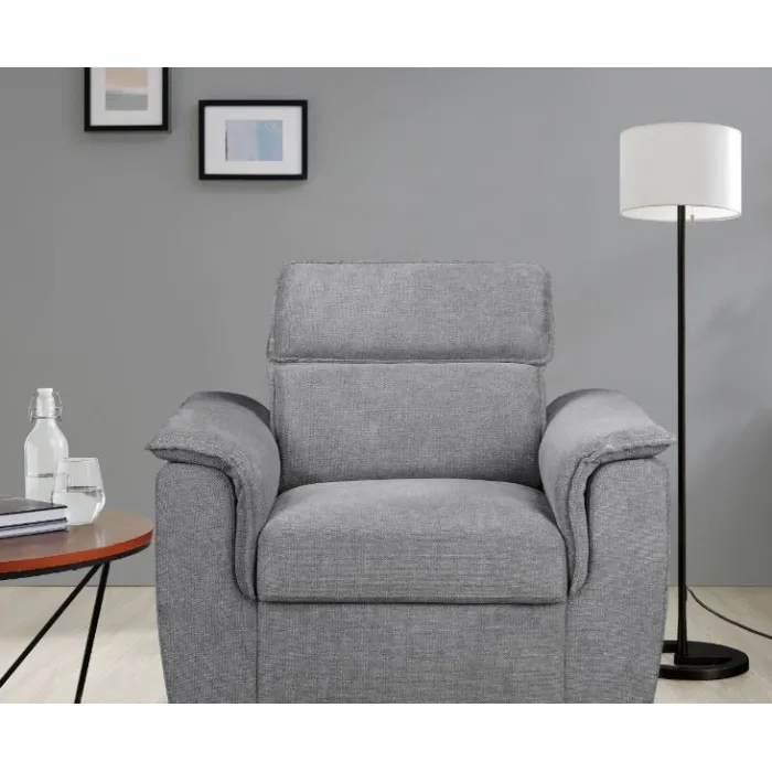 Malta 1 Seater Sofa - Grey | Murphy Furniture
