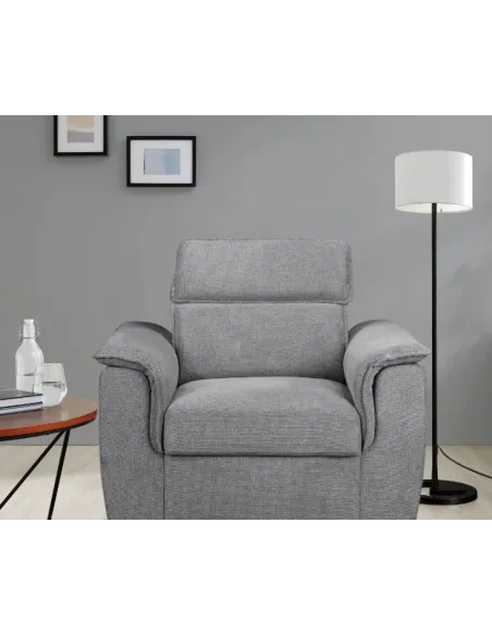 Malta 1 Seater Sofa - Grey | Murphy Furniture