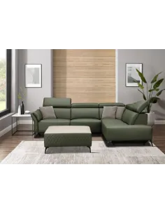 Milan Ottoman - Forest Green | Murphy Furniture 2