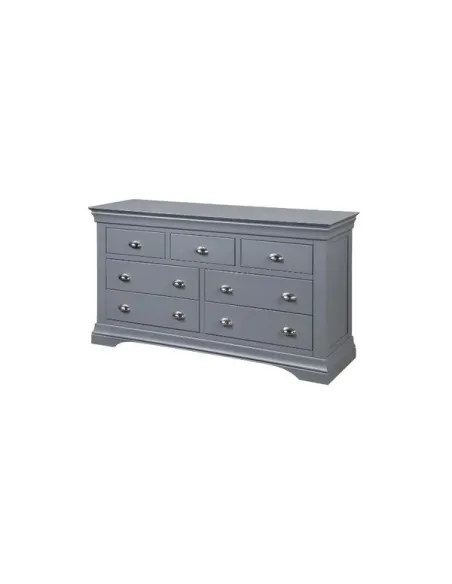 Daniella 3 + 4 Drawer Wide Chest - Dark | Murphy Furniture