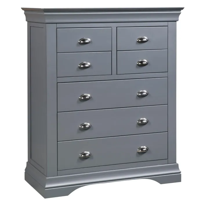 Daniella 3+4 Drawer Chest - Dark Grey | Murphy Furniture