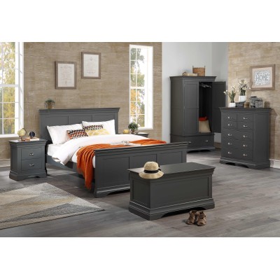 Daniella 3+4 Drawer Chest - Dark Grey | Murphy Furniture