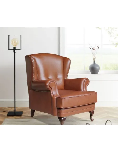 Miami Wingchair - Dark Brown | Murphy Furniture