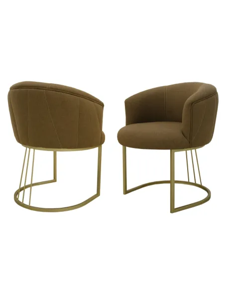 Dubai Bedroom Chair - Taupe | Murphy Furniture